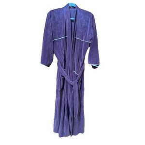 Vintage Christian Dior Monsieur Robe One Size Purple Mauve Lightweight ‎ Velvet
